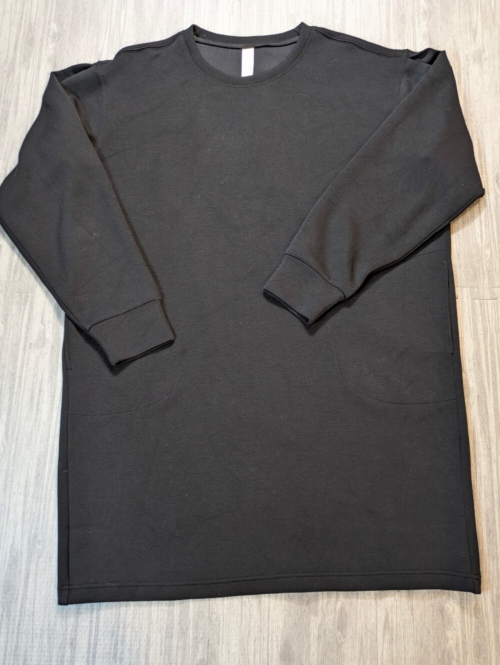Spanx AirEssentials Black Crewneck Dress  Lightweight Cozy Comfy Soft Travel XL - Picture 4 of 9